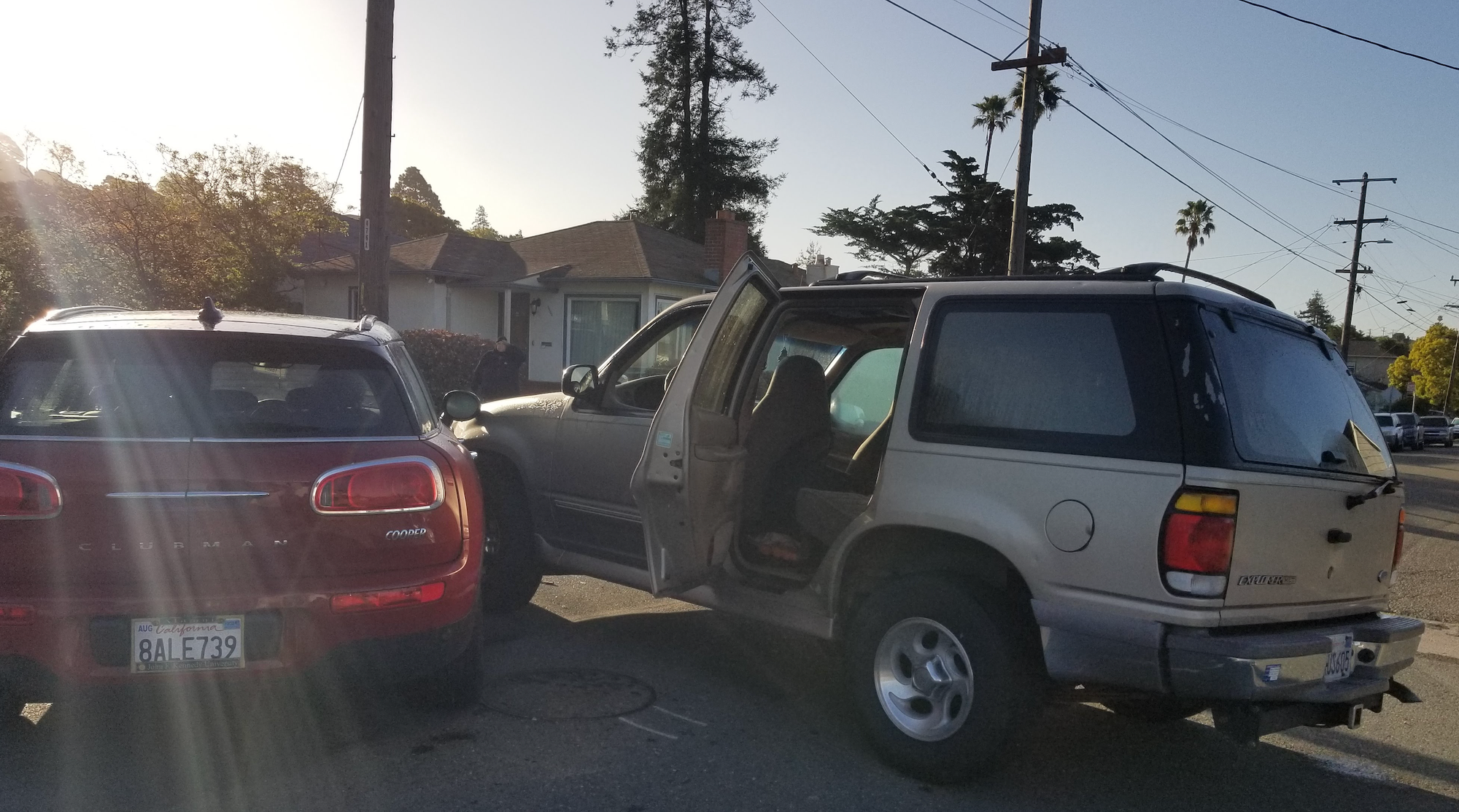 Collision leaves woman injured, car totaled at no-stop sign intersection