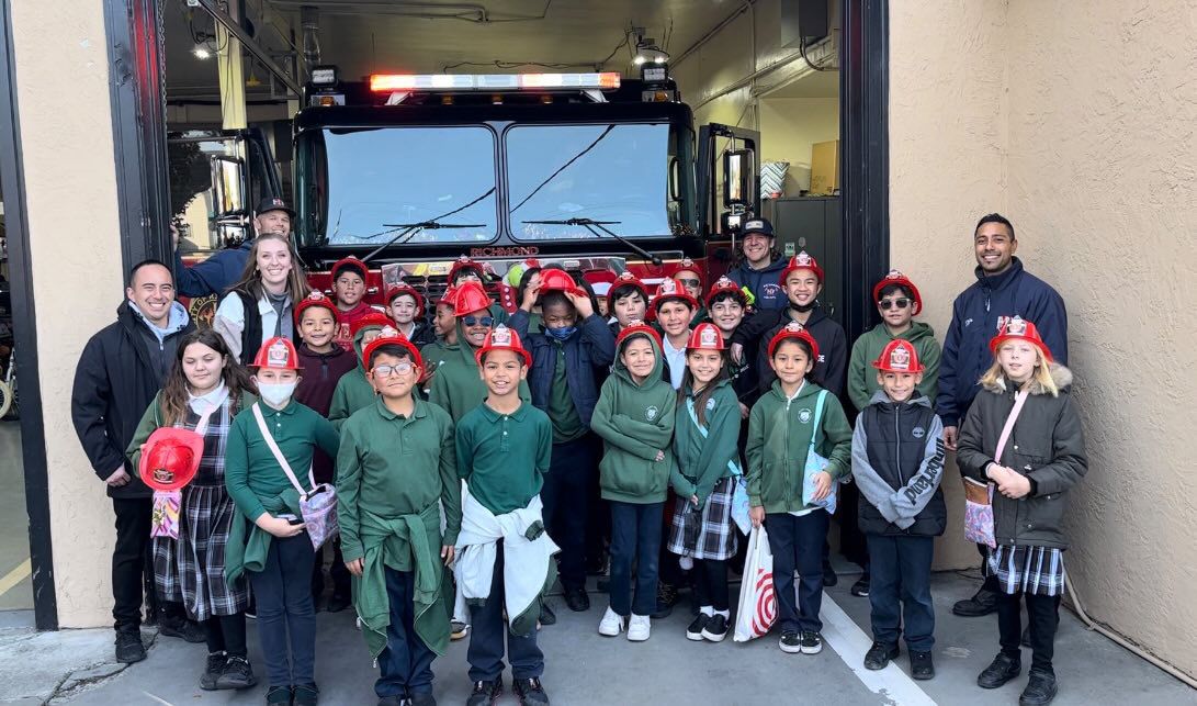 Richmond Firefighters Local 188 annual toy drive draws help from a local school and businesses