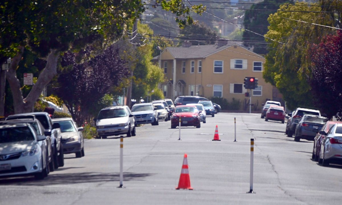 Mysterious traffic calming measures spark conversation about safety