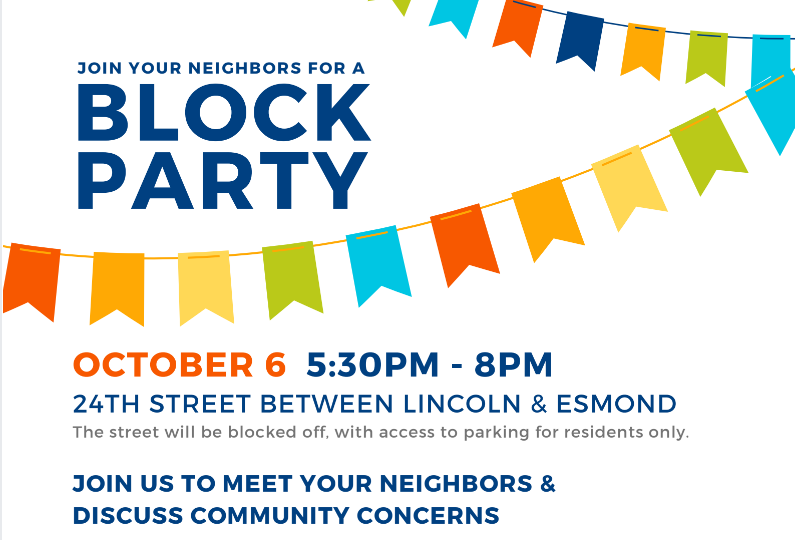 24th Street neighbors host block party
