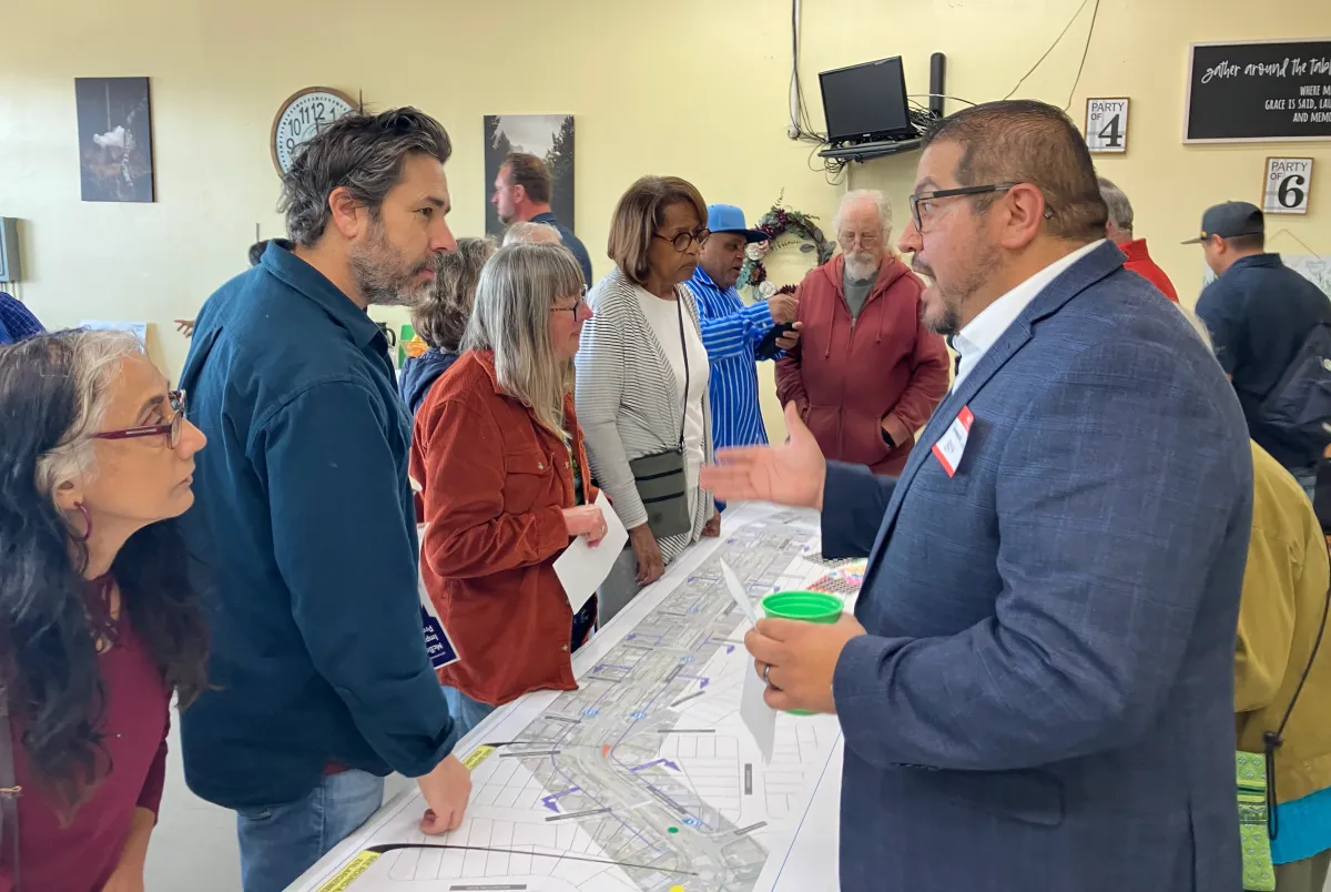 Packed open house reviews long-awaited McBryde Avenue safety fix