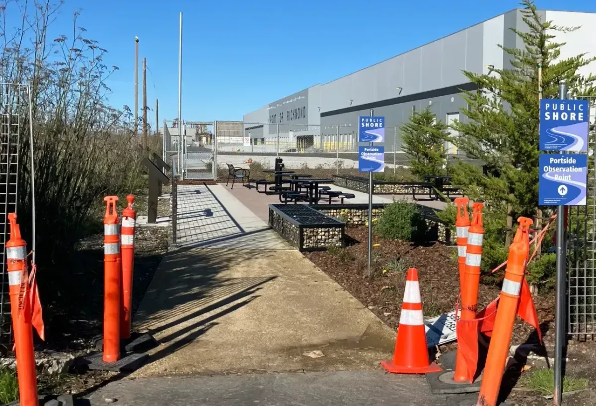New observation point highlights Richmond’s industrial and maritime heritage