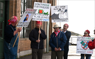 Locals protest opening of Craneway Pavilion pickleball facility