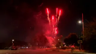 Neighborhood fireworks
