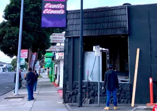 Early morning fire guts Exotic Clouds smoke shop