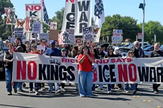 Hundreds rally in Richmond as part of nationwide 'No Kings' movement