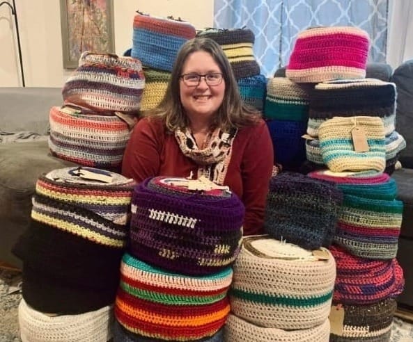 Richmond woman hopes to crochet her way to a Guinness World Record
