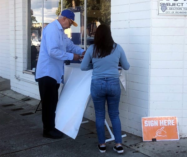 Signature gatherers hit the streets for Richmond election initiative